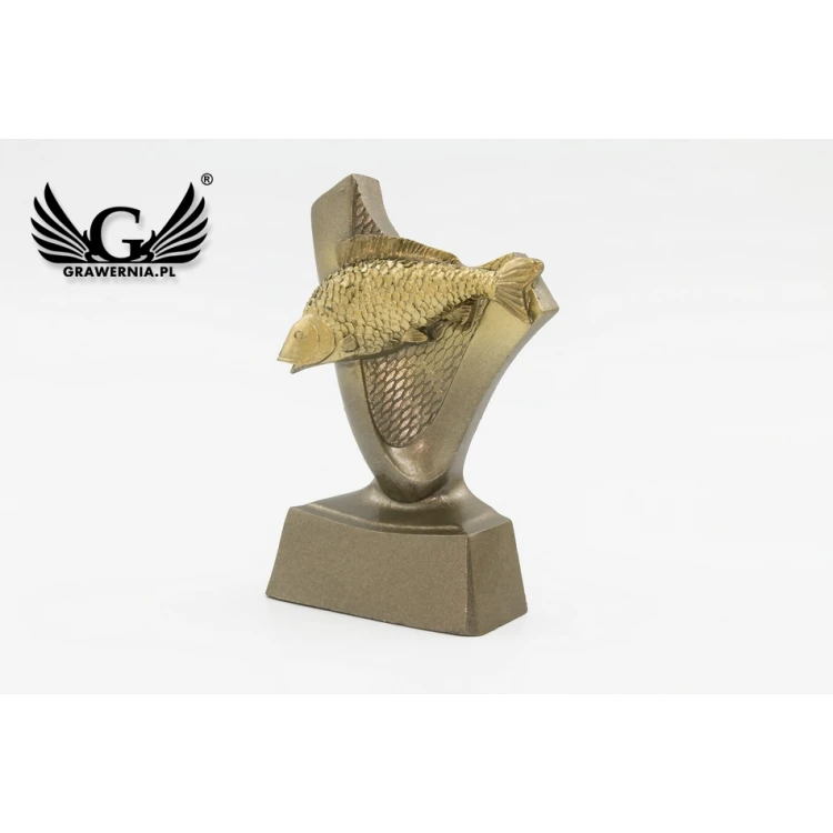 Statuetka Wędkarstwo 2 - atrakcyjna figurka odlewana - wysokość 9,5cm - FOL039