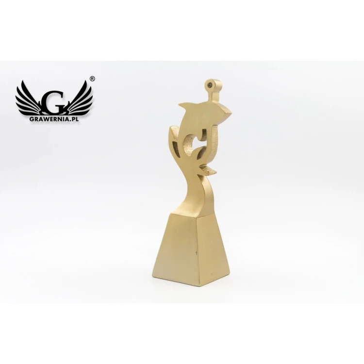 Statuetka Wędkarstwo 3 - atrakcyjna figurka odlewana - wysokość 23cm - FOL045