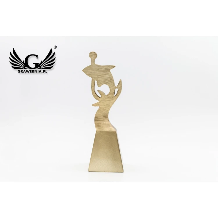 Statuetka Wędkarstwo 3 - atrakcyjna figurka odlewana - wysokość 23cm - FOL045