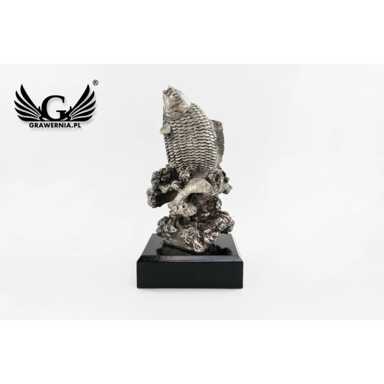Statuetka Wędkarstwo 1 - atrakcyjna figurka odlewana - wysokość 20cm - FOL038