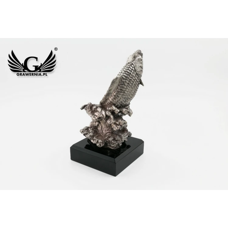 Statuetka Wędkarstwo 1 - atrakcyjna figurka odlewana - wysokość 20cm - FOL038