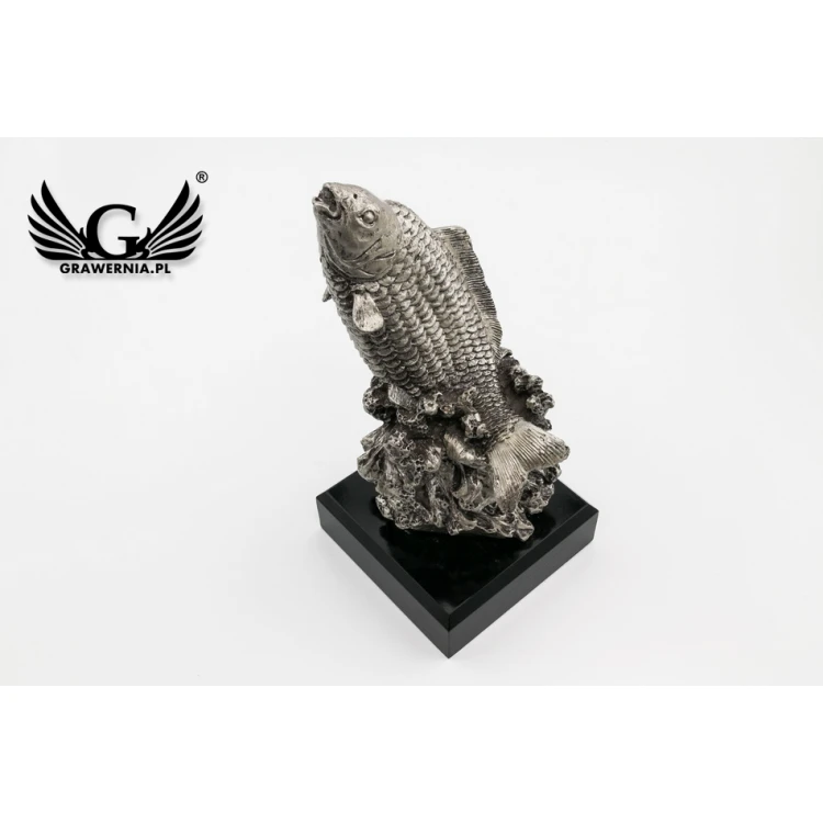 Statuetka Wędkarstwo 1 - atrakcyjna figurka odlewana - wysokość 20cm - FOL038