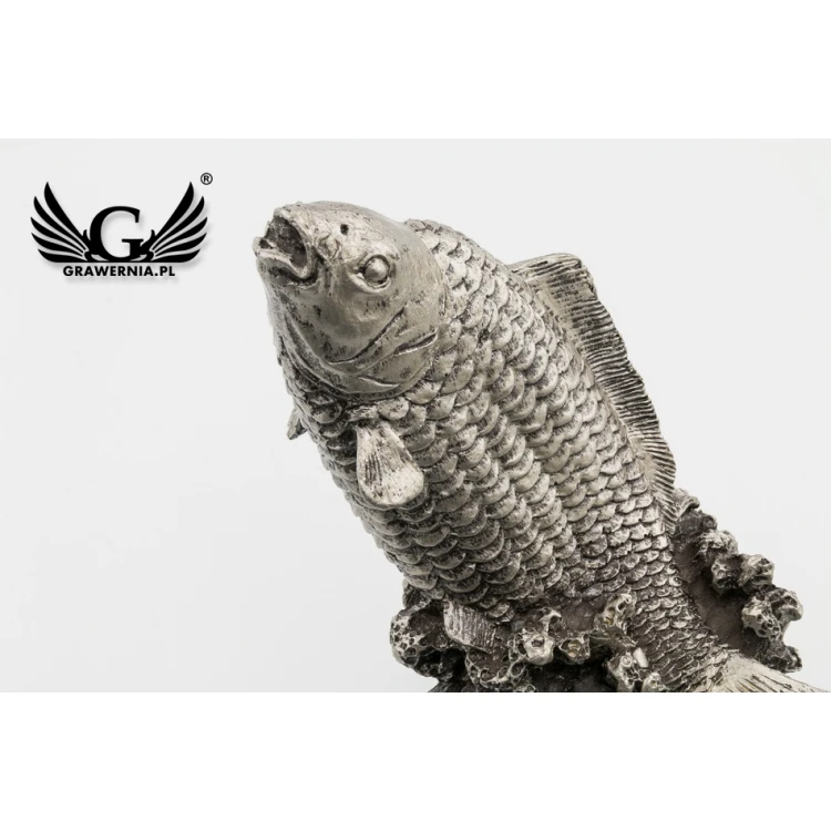 Statuetka Wędkarstwo 1 - atrakcyjna figurka odlewana - wysokość 20cm - FOL038