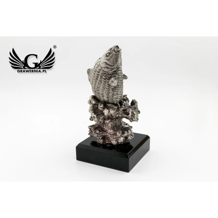 Statuetka Wędkarstwo 1 - atrakcyjna figurka odlewana - wysokość 20cm - FOL038