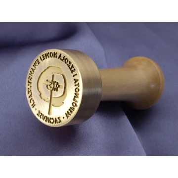 Stempel do laku z mosiądzu 38mm