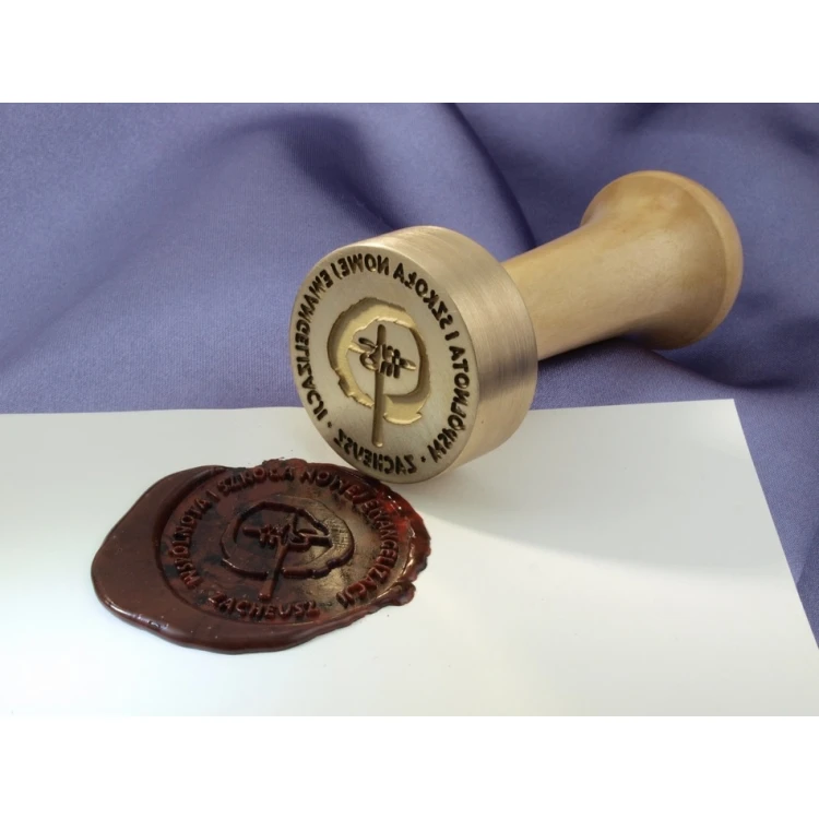 Stempel do laku z mosiądzu 38mm