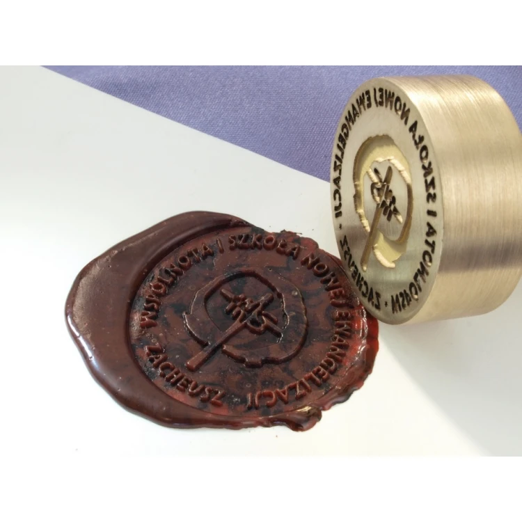 Stempel do laku z mosiądzu 38mm