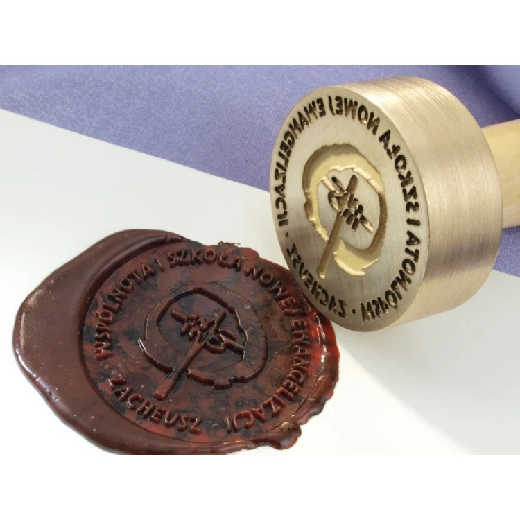 Stempel do laku z mosiądzu 38mm