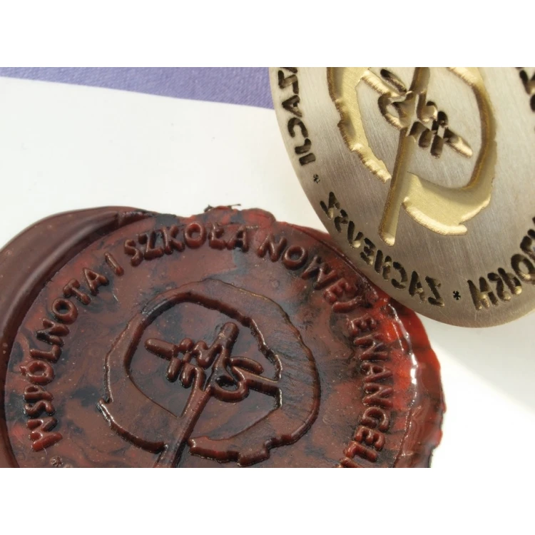 Stempel do laku z mosiądzu 38mm