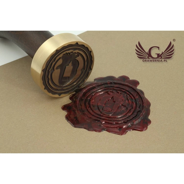 Stempel do odbijania w laku - CNC - średnica 35mm