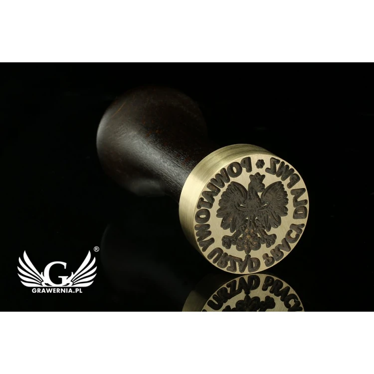 Stempel do odbijania w laku - CNC - średnica 30mm 