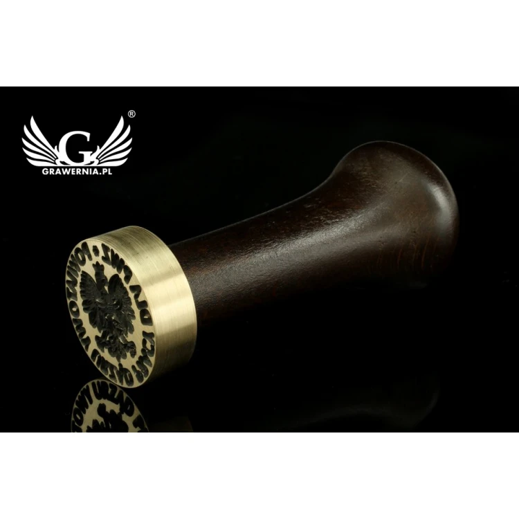 Stempel do odbijania w laku - CNC - średnica 30mm 