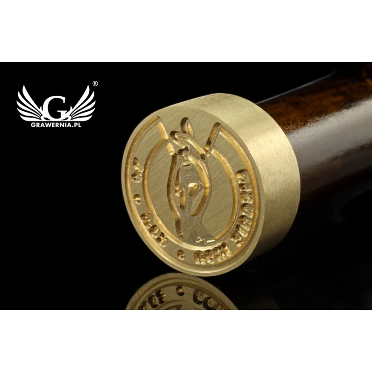 Stempel do odbijania w laku - CNC - średnica 24mm 
