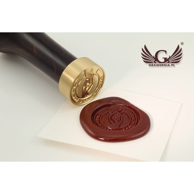 Stempel do odbijania w laku - CNC - średnica 24mm 
