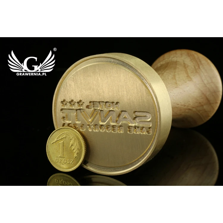 Stempel do odbijania w laku - CNC - średnica 40mm 