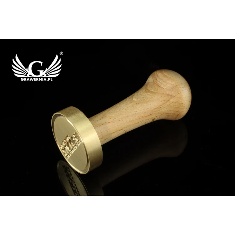 Stempel do odbijania w laku - CNC - średnica 40mm 