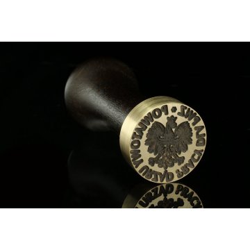 Stempel do odbijania w laku - CNC - średnica 30mm 