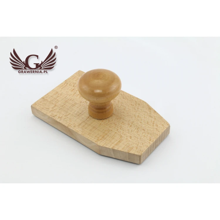 Stempel do odbijania w tuszu - wymiary odbicia 147x85mm