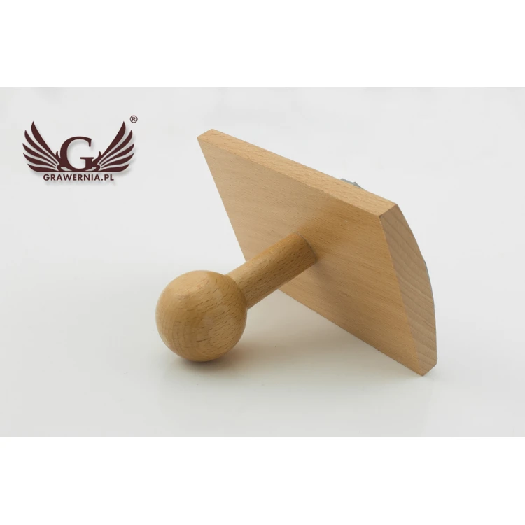 Stempel do odbijania w tuszu - wymiary odbicia 120x70mm