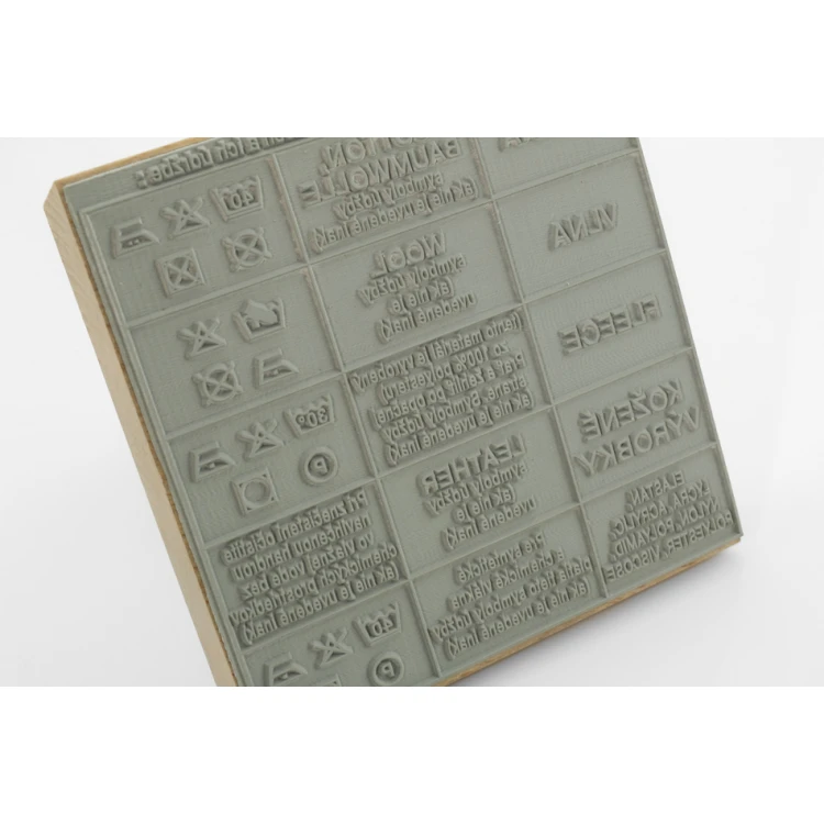 Stempel do odbijania w tuszu - wymiary odbicia: 80x80mm