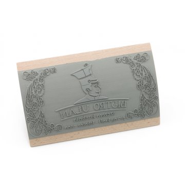 Stempel do odbijania w tuszu - wymiary odbicia 190x95mm - SG005