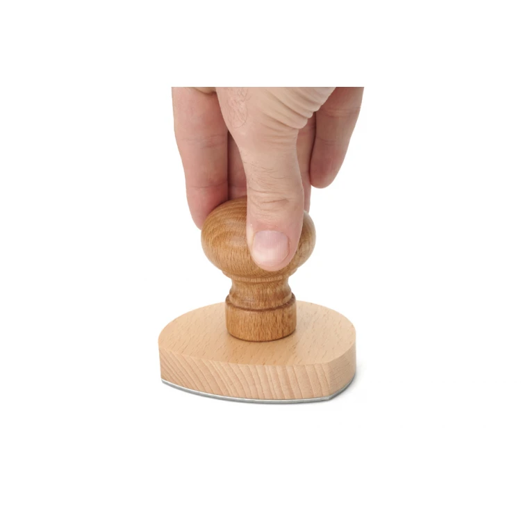 Stempel do toreb papierowych do odbijania w tuszu - wymiary odbicia: 85x85mm