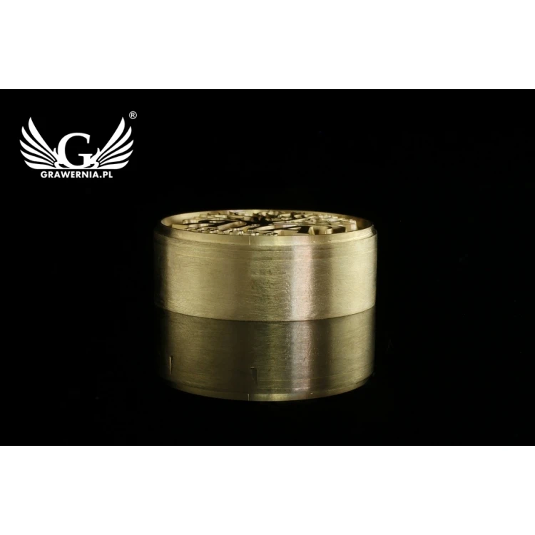 Stempel do wyciskania logotypu na gorąco i zimno - średnica matrycy: 42mm -  CNC 