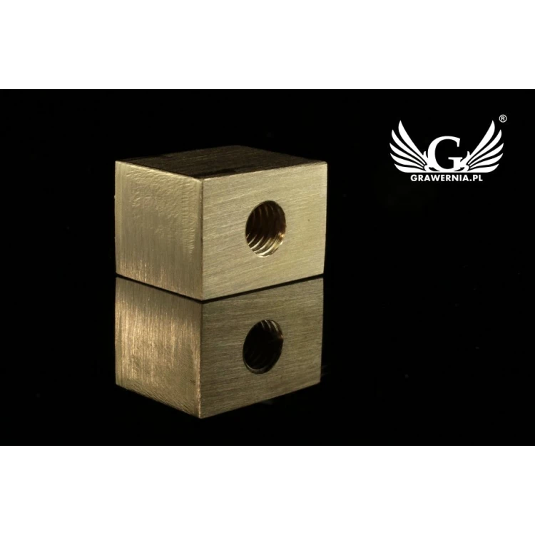 Stempel do wyciskania logotypu na gorąco i zimno - wymiary matrycy: 17x12mm - CNC