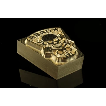 Stempel do wyciskania logotypu na gorąco i zimno - wymiary matrycy: 40x39,6mm