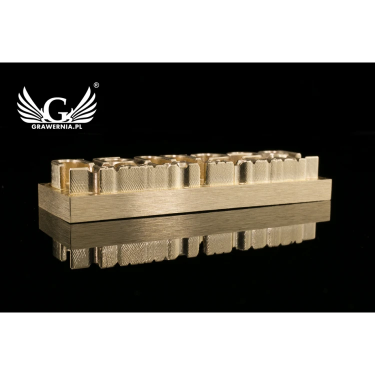 Stempel do wyciskania logotypu na gorąco i zimno - wymiary matrycy: 63x20mm - CNC067