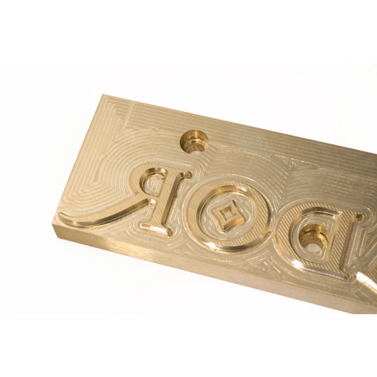 Stempel do wyciskania logotypu na gorąco - wymiary matrycy: 253x56mm - CNC082