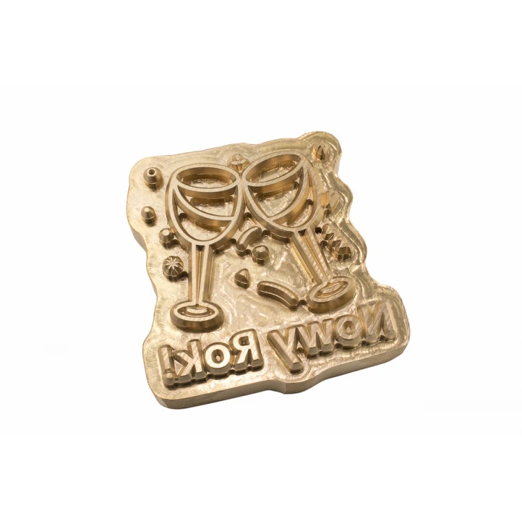 Stempel do wyciskania logotypu na gorąco i zimno - wymiary matrycy: 58,7x61mm - CNC083