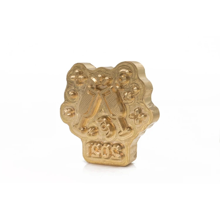 Stempel do wyciskania logotypu na gorąco i zimno - wymiary matrycy: 60,8x60,5mm - CNC084