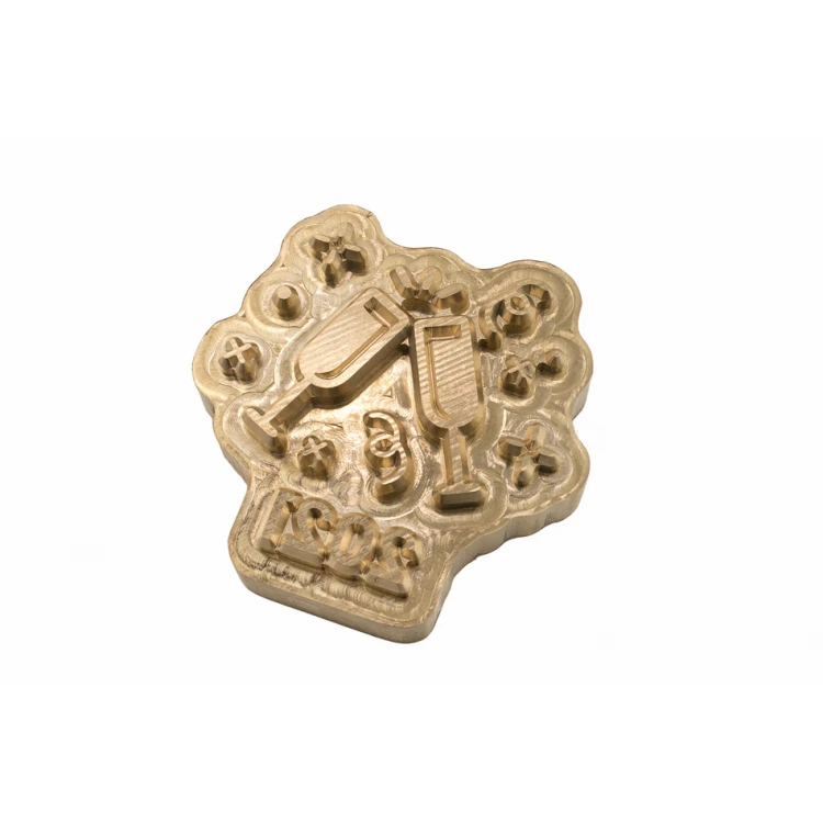 Stempel do wyciskania logotypu na gorąco i zimno - wymiary matrycy: 60,8x60,5mm - CNC084