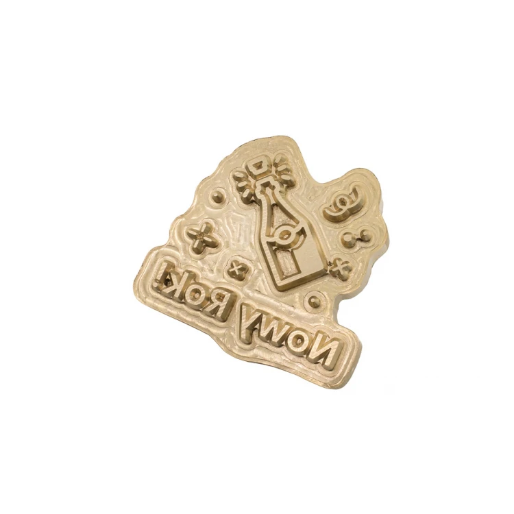 Stempel do wyciskania logotypu na gorąco i zimno - wymiary matrycy: 66,5x63,2mm - CNC085 