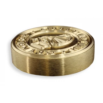 Stempel do wyciskania logotypu na gorąco i zimno - średnica matrycy: 63mm -  CNC 