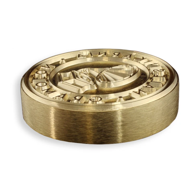 Stempel do wyciskania logotypu na gorąco i zimno - średnica matrycy: 63mm -  CNC 