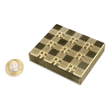 Stempel do wyciskania logotypu na gorąco i zimno - wymiary matrycy: 60x70mm - CNC