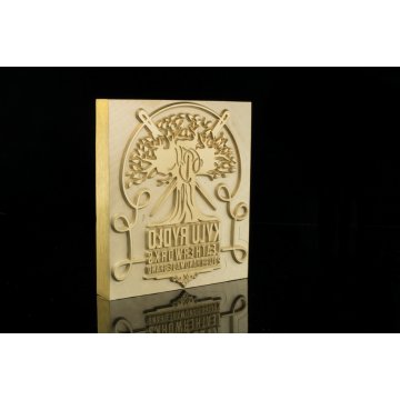 Stempel do wyciskania logotypu na gorąco i zimno - wymiary matrycy: 82x93mm - CNC108