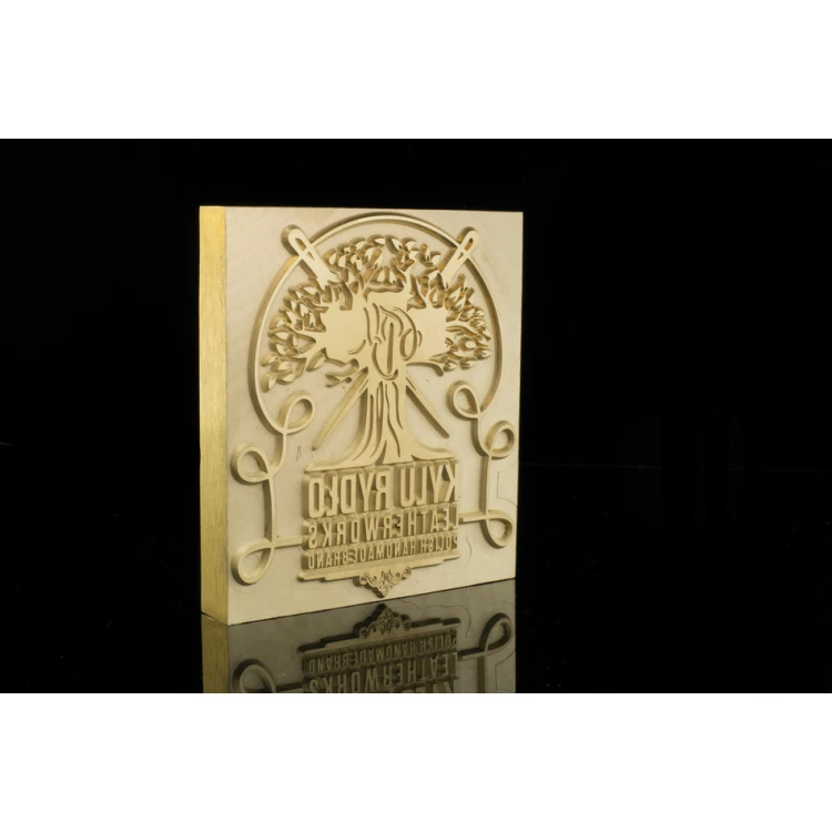 Stempel do wyciskania logotypu na gorąco i zimno - wymiary matrycy: 82x93mm - CNC108