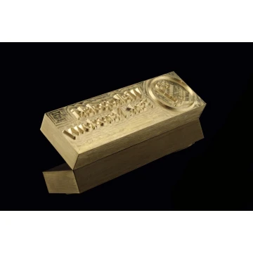 Stempel do wyciskania logotypu na gorąco i zimno - wymiary matrycy: 103x33mm - CNC