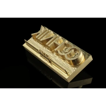 Stempel do wyciskania logotypu na gorąco i zimno - wymiary matrycy: 55x24mm - CNC