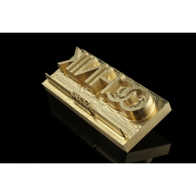 Stempel do wyciskania logotypu na gorąco i zimno - wymiary matrycy: 55x24mm - CNC