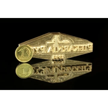 Stempel do wyciskania logotypu na gorąco i zimno - wymiary matrycy: 67x23mm -  CNC 