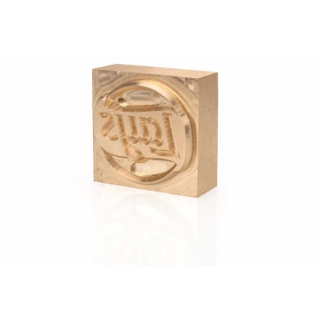 Stempel do wyciskania logotypu na gorąco i zimno - wymiary matrycy: 33x33mm - CNC092