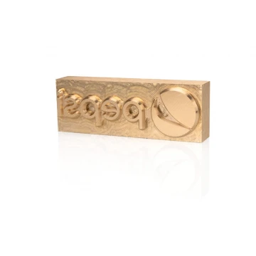 Stempel do wyciskania logotypu na gorąco i zimno - wymiary matrycy: 73x28mm - CNC093 