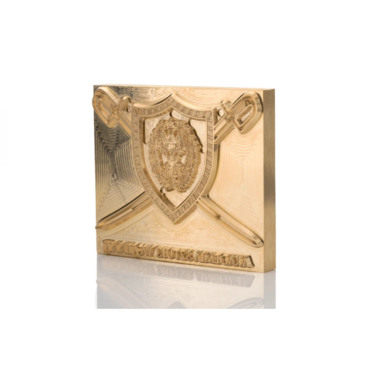 Stempel do wyciskania logotypu na gorąco i zimno - wymiary matrycy: 103x90mm - CNC095
