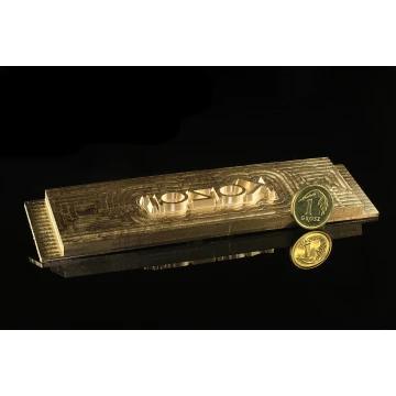 Stempel do wyciskania logotypu na gorąco i zimno - wymiary matrycy: 118x30mm -  CNC 