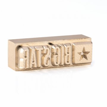 Stempel do wyciskania logotypu na gorąco i zimno - wymiary matrycy: 36x12mm - CNC105 