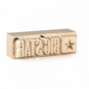 Stempel do wyciskania logotypu na gorąco i zimno - wymiary matrycy: 36x12mm - CNC105 